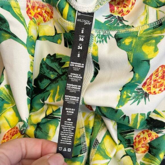 Wildfox Leggings Green Small NWT - Picture 3 of 5